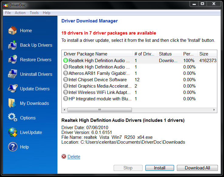 free driver support software with registration key for windows vista
